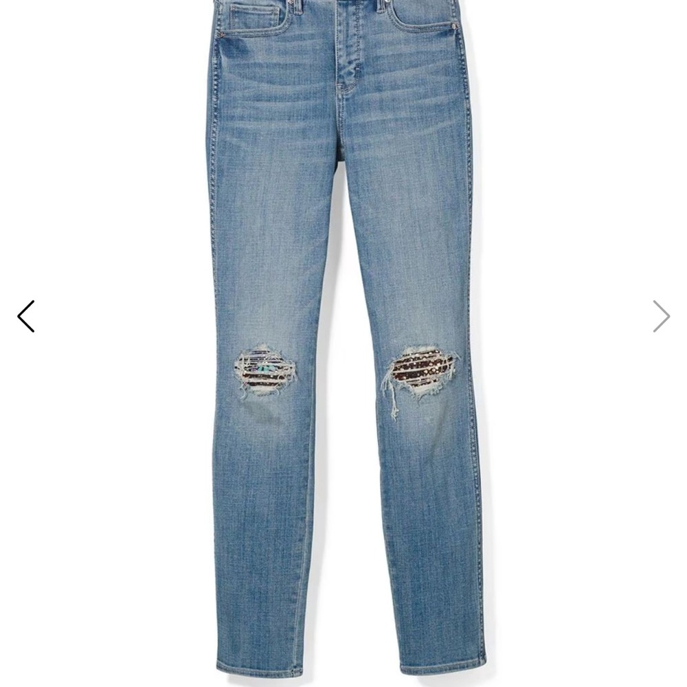 WHBM Jeans High-Rise Straight size 4